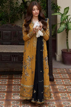 SY ZH-3060  3 Piece Unstitched Dhanak Embroidered Dress With Printed Dhanak Wool Shawl