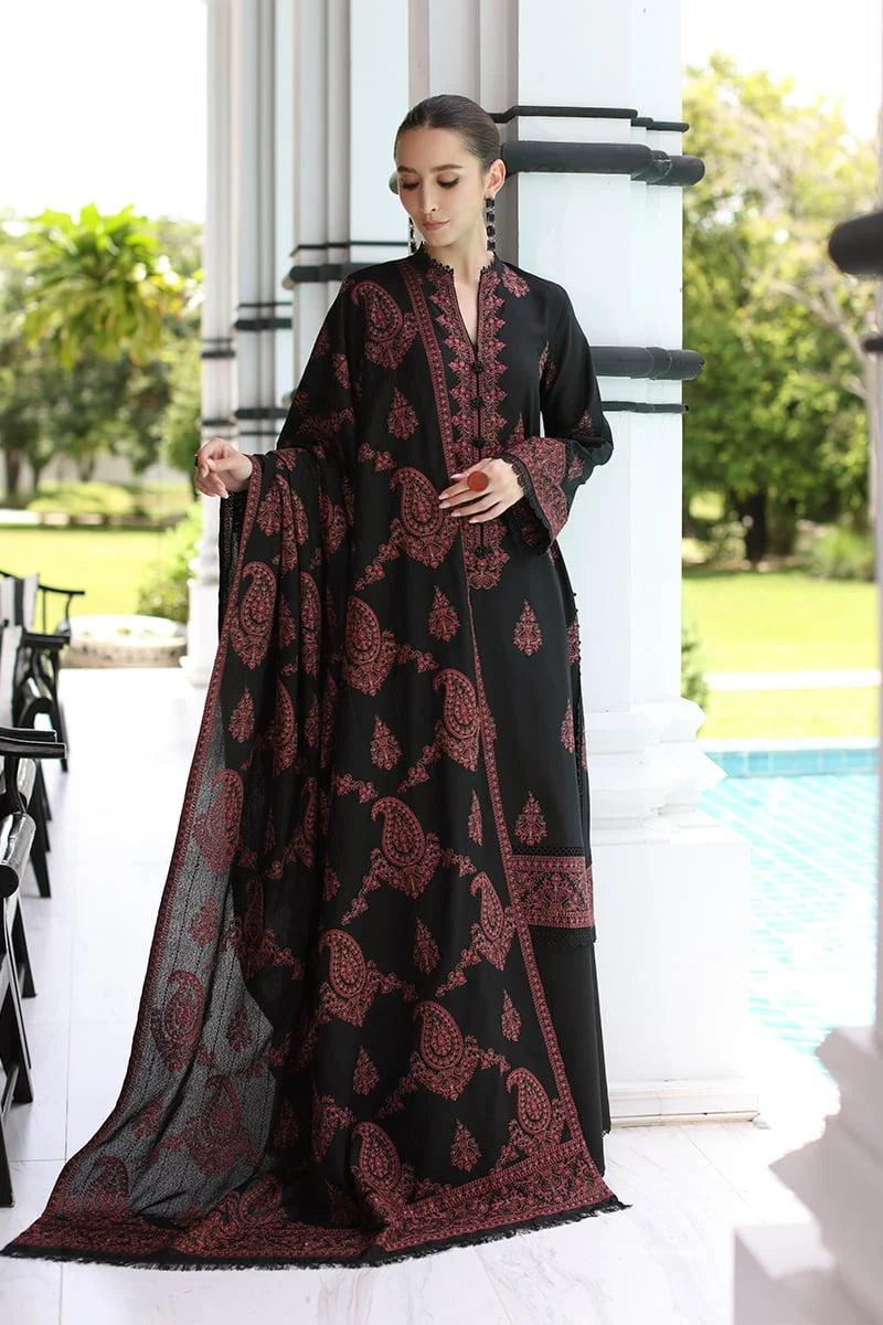 SH-SP-565 3 Piece - Unstitched Fully Embroidered Dhanak Fabric