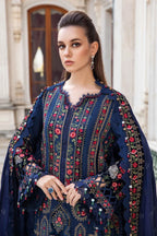 SH-MB-965 3 Piece - Unstitched Fully Embroided Dhanak Fabric