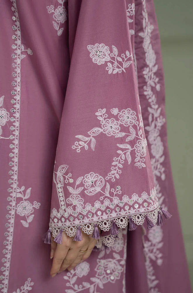 SH-CS-900 3 Piece - Unstitched Fully Embroidered Dhanak Fabric Embroidered Shawl