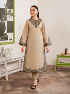 SR-SPL746 Unstitched Embroidered Dhanak Suit 3pc With Digital Printed Woolen Shawl